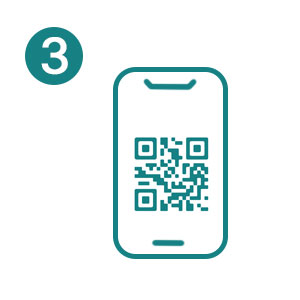 Schritt 3: QR-Code wird gescannt